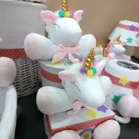 سطل و جادستمال کاغذی تم یونیکورن مخمل سیسمونی آرکولند