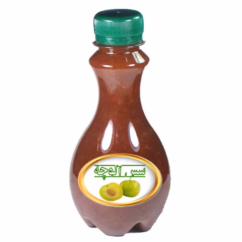 سس آلوچه ترش و خوشمزه چاشنی مرغ و کباب