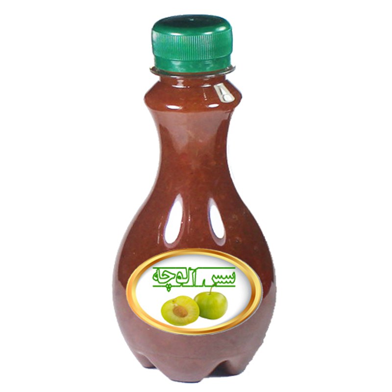 سس آلوچه ترش و خوشمزه چاشنی مرغ و کباب