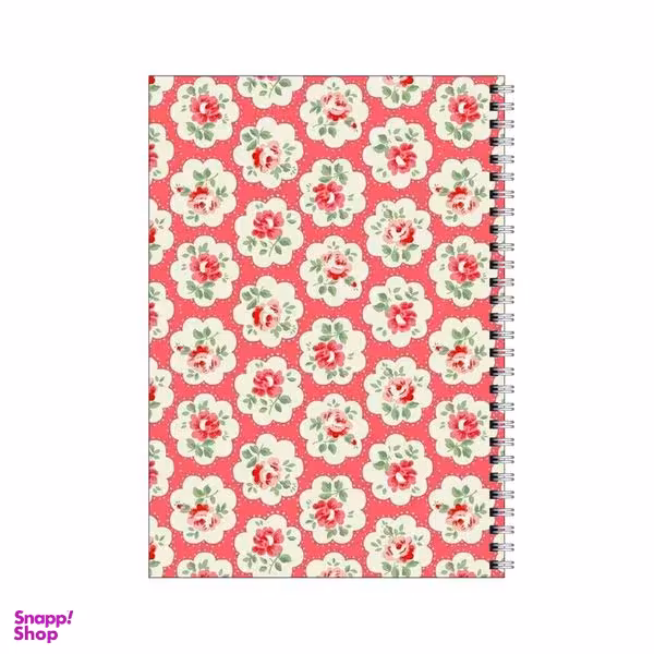 دفتر مشق 80 برگ بامبیلیپ طرح پترن گل گلی رز کد 4675142