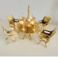 میزو صندلی مینیاتوری برنز