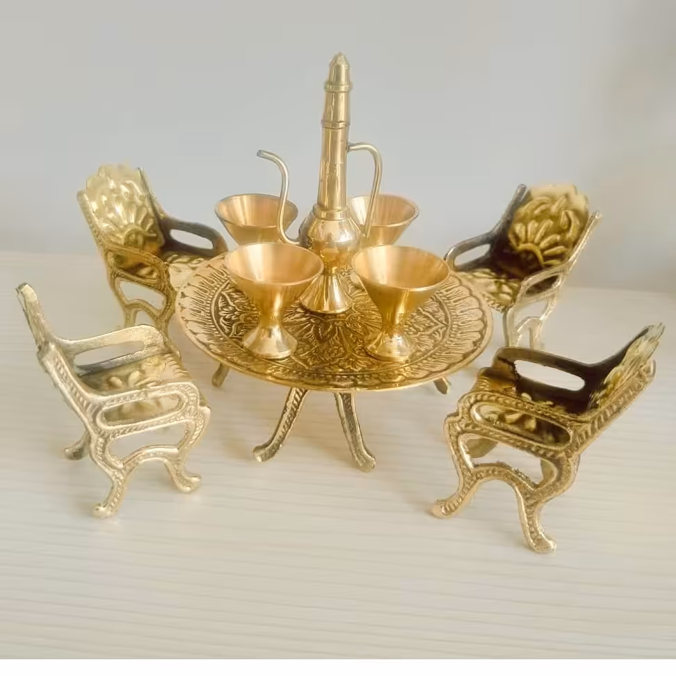 میزو صندلی مینیاتوری برنز