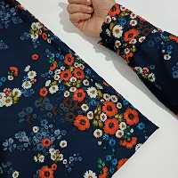 ست روسری و ساق دست سوپر سافت با زمینه سرمه ای بسیار شیک و زیبا و مجلسی