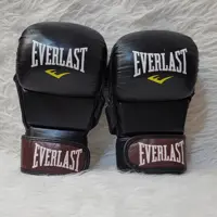 دستکش نیم پنجه چرم اعلا مارک EVERLAST 