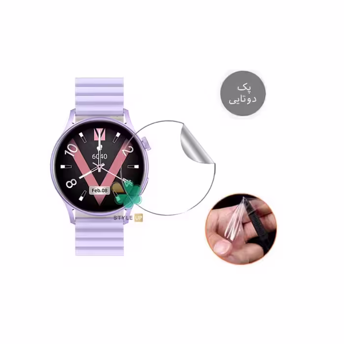 پک دوتایی محافظ صفحه ساعت نانو مناسب شیائومی Kieslect Lady Watch Lora 2