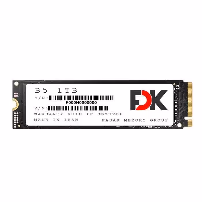 قیمت و خرید هارد SSD یک ترابایت فدک FDK B5 M.2