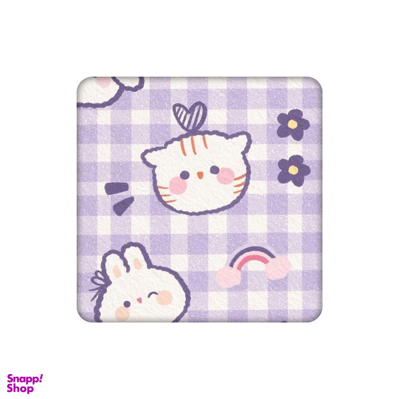 زیرلیوانی طرح خرگوش و گربه و هاپو کد 4421331