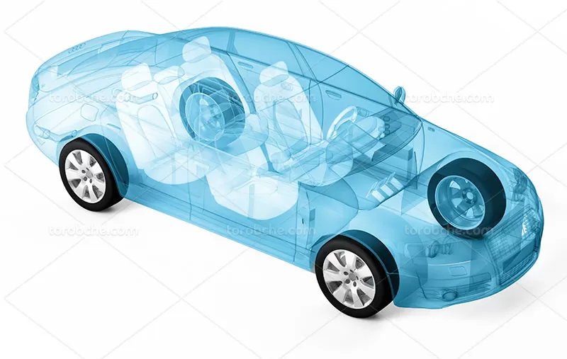 عکس ماشین سه بعدی | گرافیک با طعم تربچه