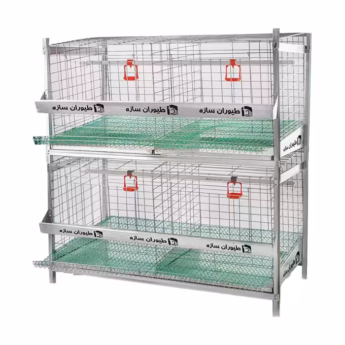 قفس مرغ تزئینی 2 طبقه  - ضمانت10ساله(ارسال رایگان)