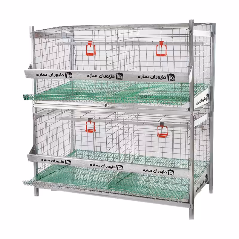 قفس مرغ تزئینی 2 طبقه  - ضمانت10ساله(ارسال رایگان)