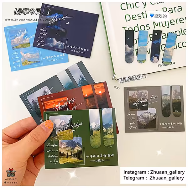 بوکمارک مگنتی Landscape World فانتزی