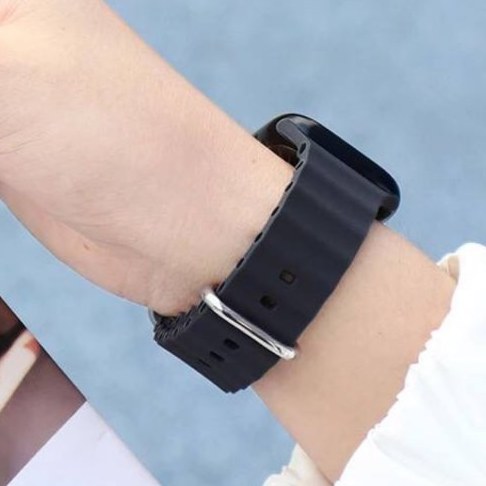 بند سیلیکونی مشکی مناسب سایز 42 44 45 49