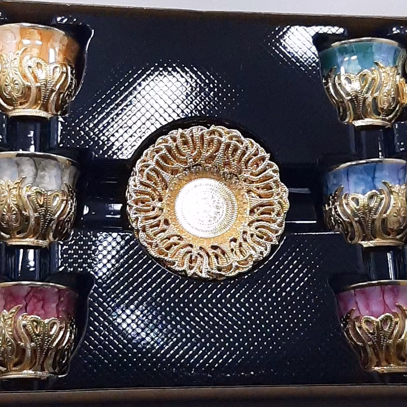 فنجان نعلبکی  6رنگ 
