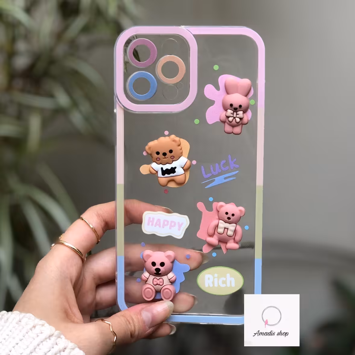 کاور ایفون خرسی برجسته 