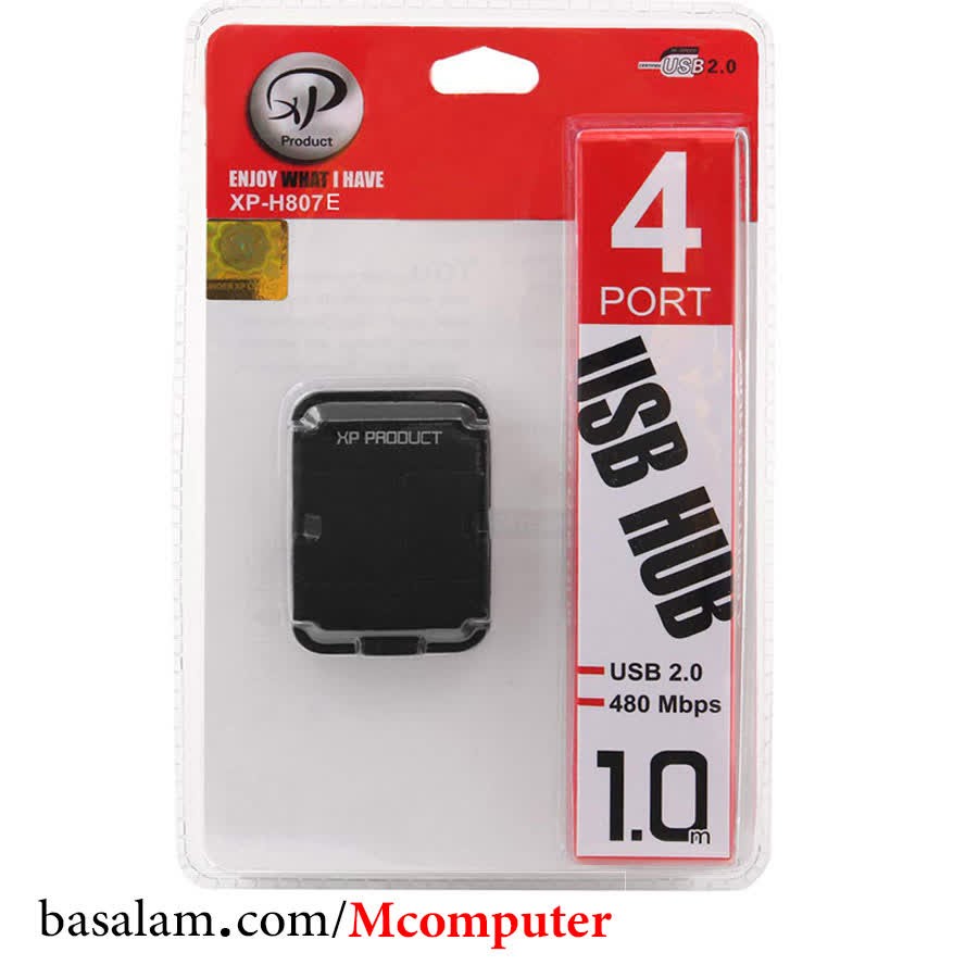 هاب 4 پورت USB 2.0 ایکس پی XP H807
