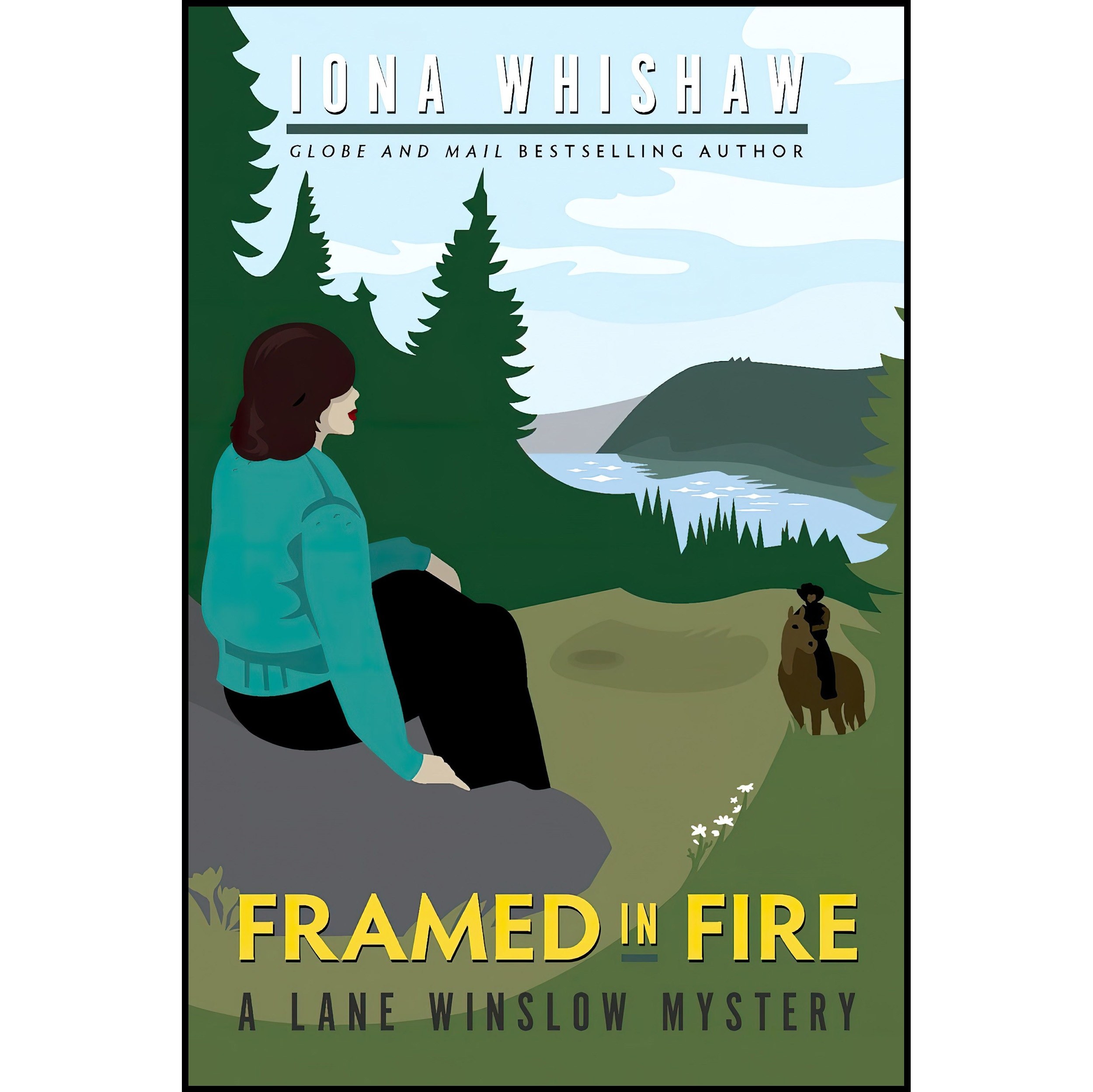 کتاب زبان اصلی Framed in Fire A Lane Winslow Mystery اثر Iona Whishaw