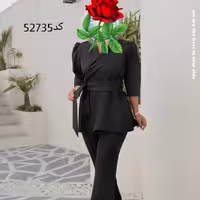 کت و شلوار ناتالیا رنگ مشکی سایز 38 تا 46
