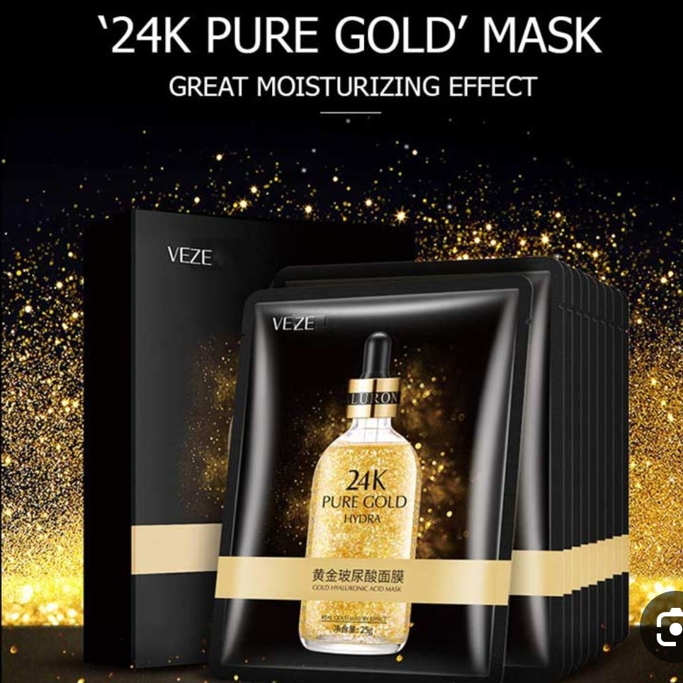 ماسک ورقه ای صورت طلا وزهVEZE