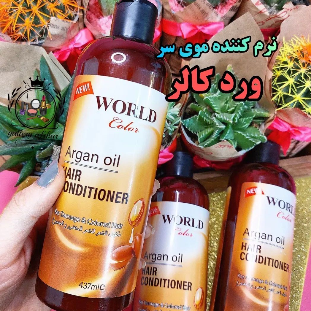 نرم کننده موی سر ورد کالر  تثبیت کننده رنگ مو حاوی روغن آرگان