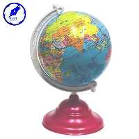 کره جغرافیایی پایه پلاستیکی سایز 10 چهار عددی