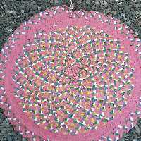 سفره گرد 85 سانت تسمه ای ( نوعی پلاستیک ) مناسب برای اشپزخانه و سفر قابل شستشو