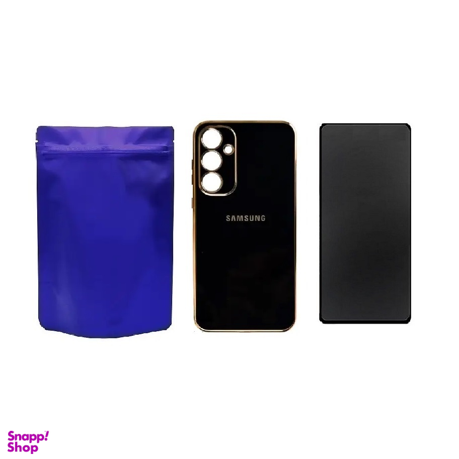 کاور گوشی موبایل مدل M-B MyCase و محافظ صفحه نمایش Privacy مناسب سامسونگ Galaxy A15