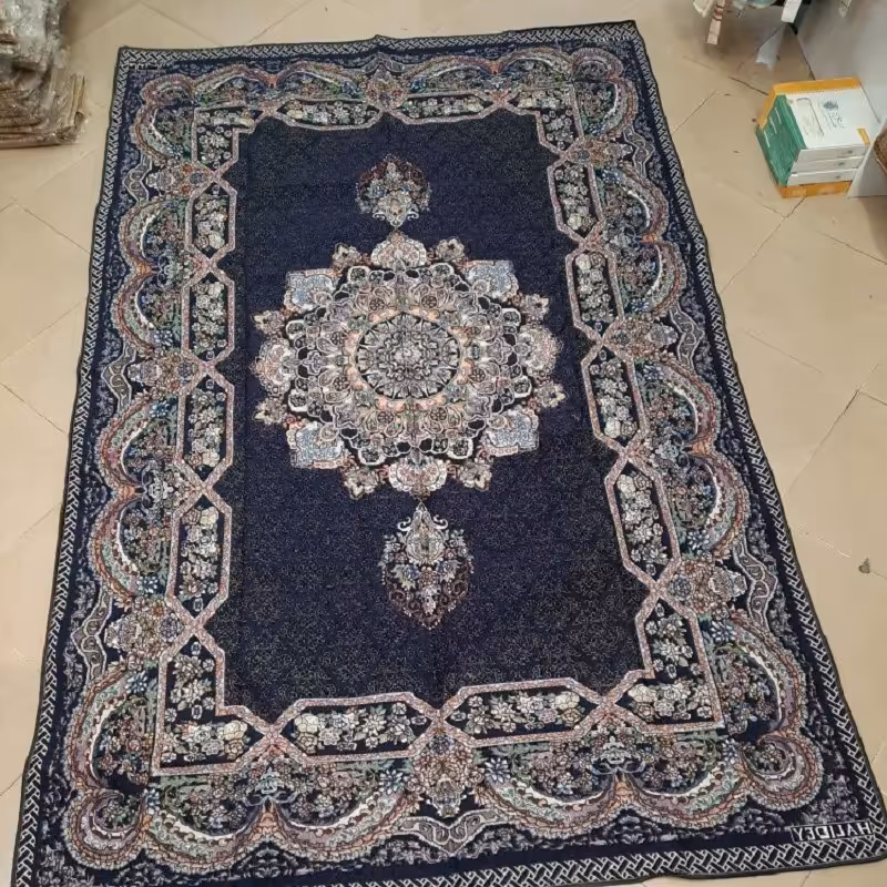 روفرشی 6متری طرح هالیدی زرکدار(سرمه ای)