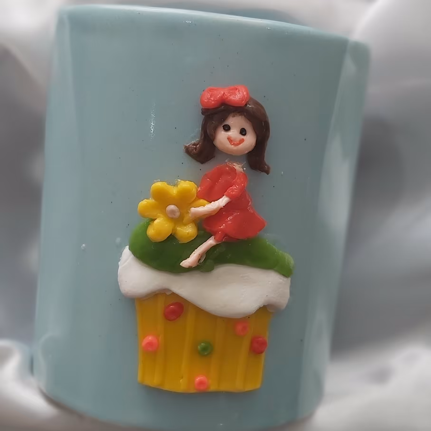 جاقلمی خمیری دختر کاپ سوار(ارتفاع 10 سانتیمتر)