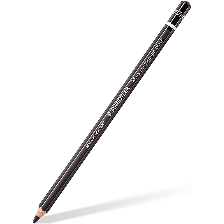 مداد طراحی 2B استدلر STAEDLER مدل لوموگراف Mars Lumograph black 100B