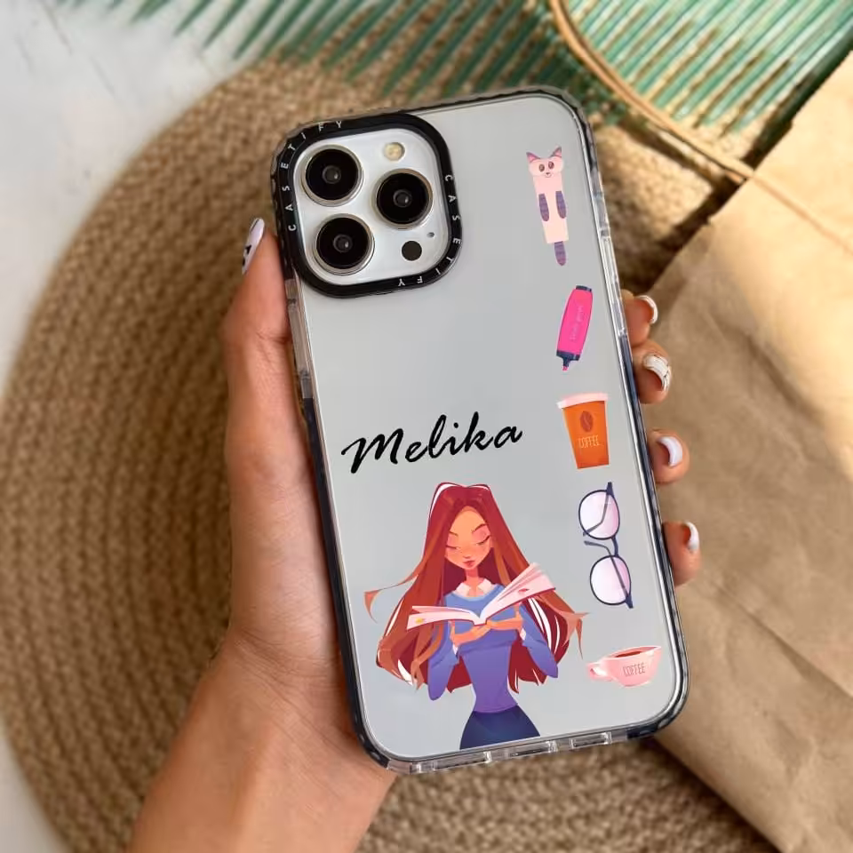 قاب گوشی موبایل سفارشی با نام شما کد 0001