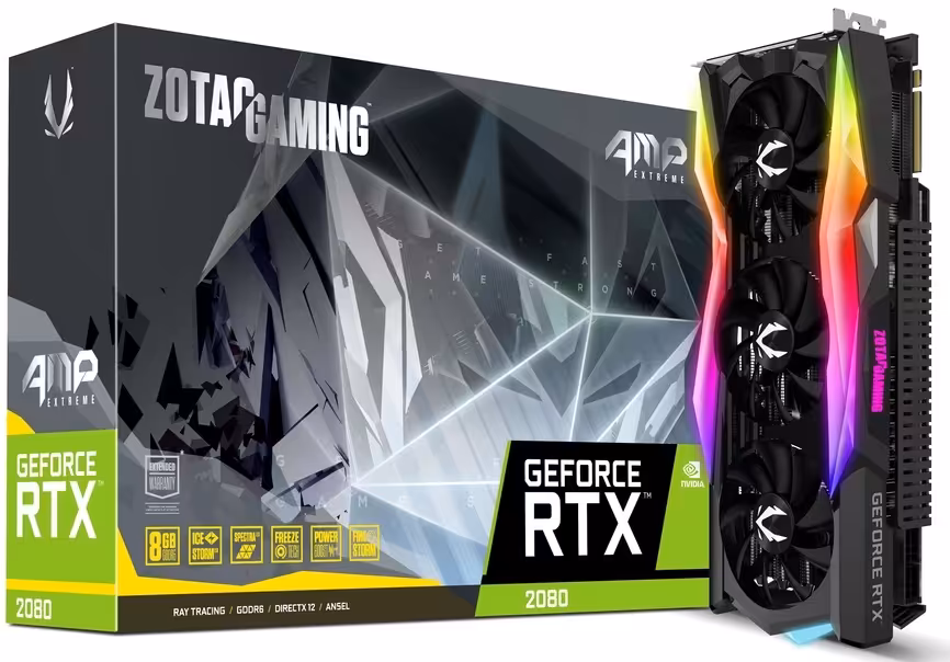 کارت گرافیک زوتک مدل GeForce RTX 2080 AMP Extreme با حافظه 8 گیگابایت