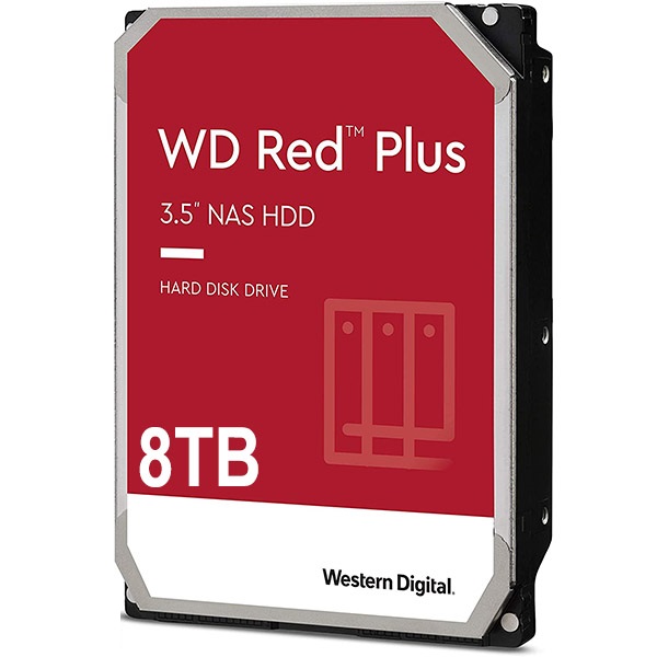 هارد اینترنال وسترن دیجیتال مدل Red Plus 8TB