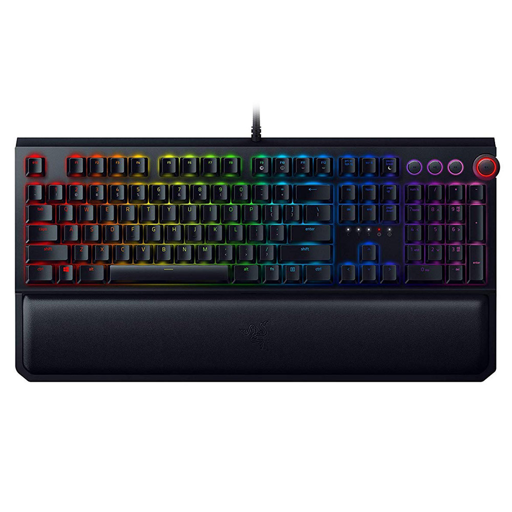قیمت و خرید کیبورد گیمینگ باسیم ریزر مدل BlackWidow Elite Yellow Switch | یاس ارتباط