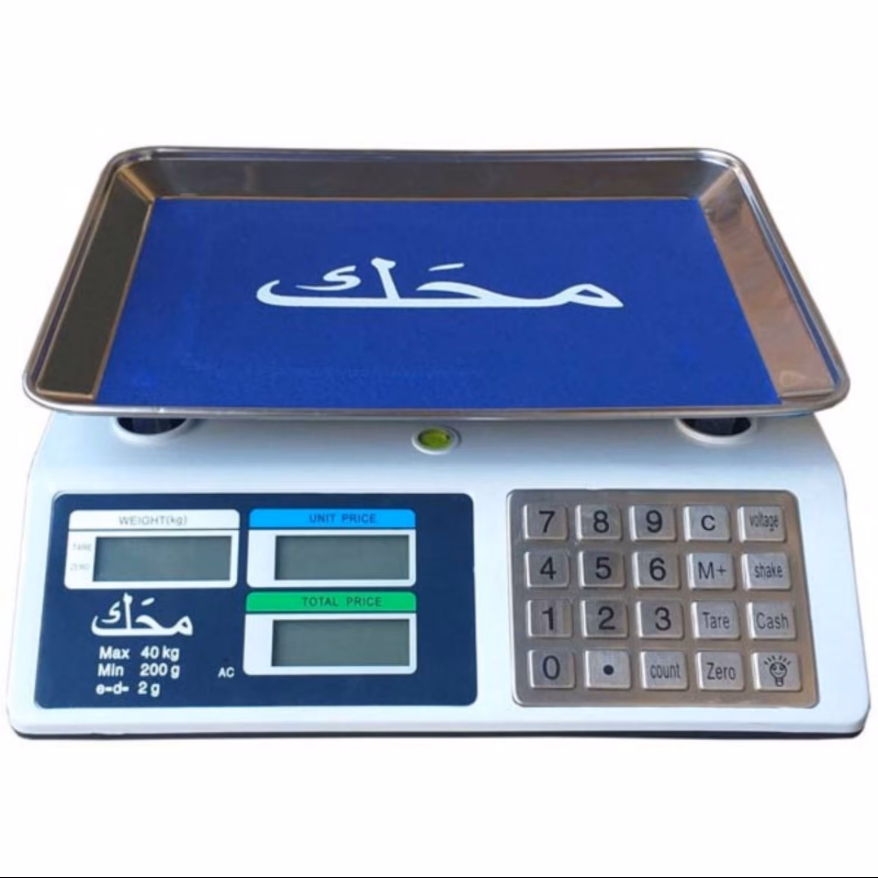 ترازومحک دگمه استیل 40کیلودقت 2 گارنتی 12ماه 