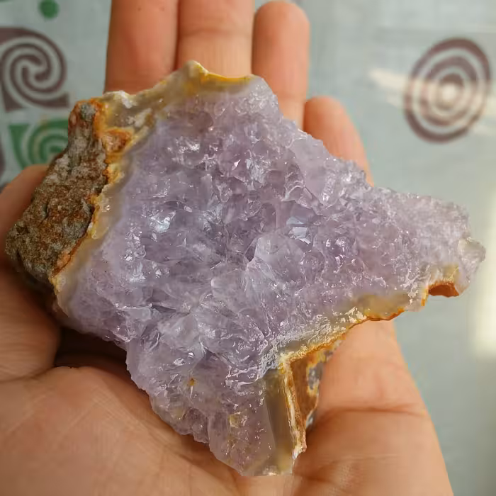 سنگ راف آمتیس بزرگ و پر رنگ بسیااار زیبا دیدنی کاملا طبیعی شاهکار خلقت خااااص و بی نظیر
