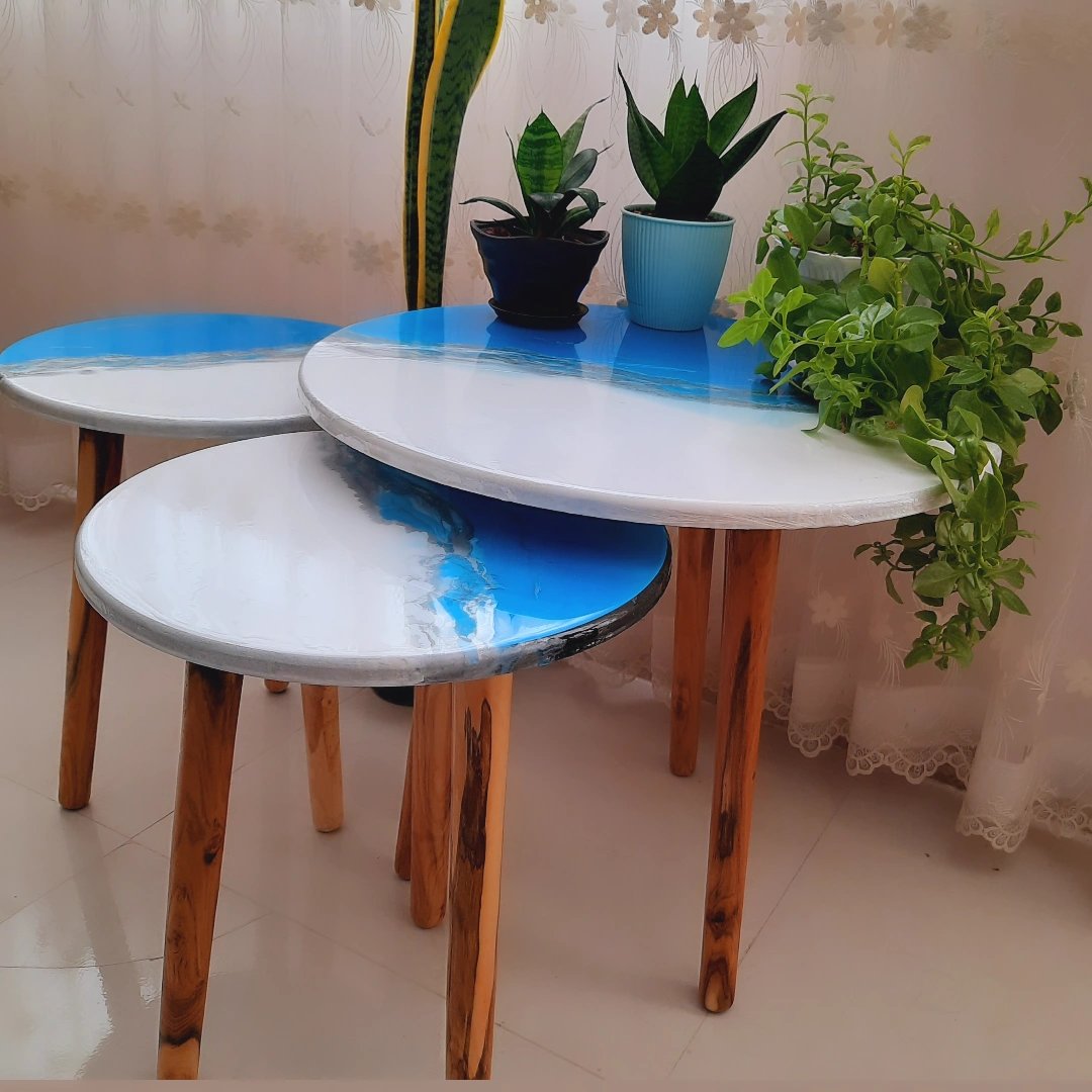 میز عسلی 3 تایی