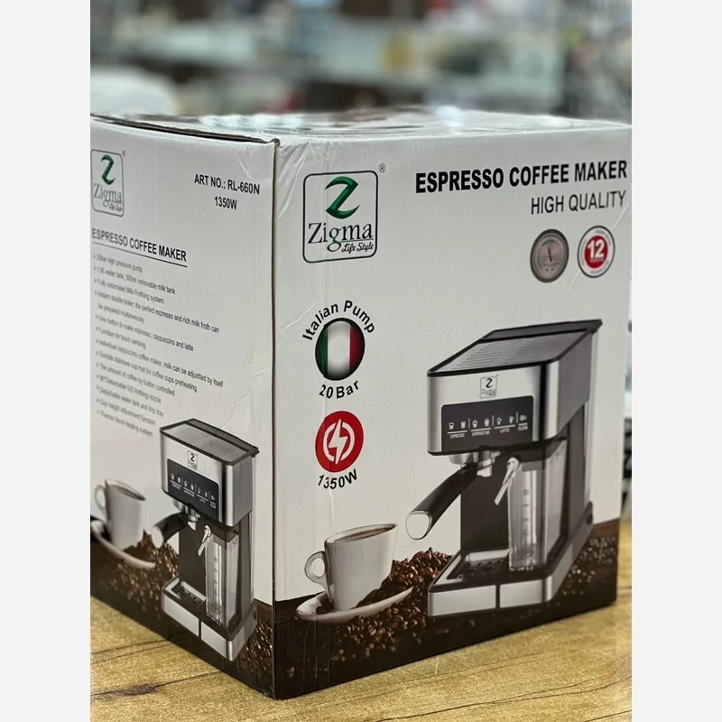 اسپرسو 20 بار زیگما  مدل 660 (پس کرایه)