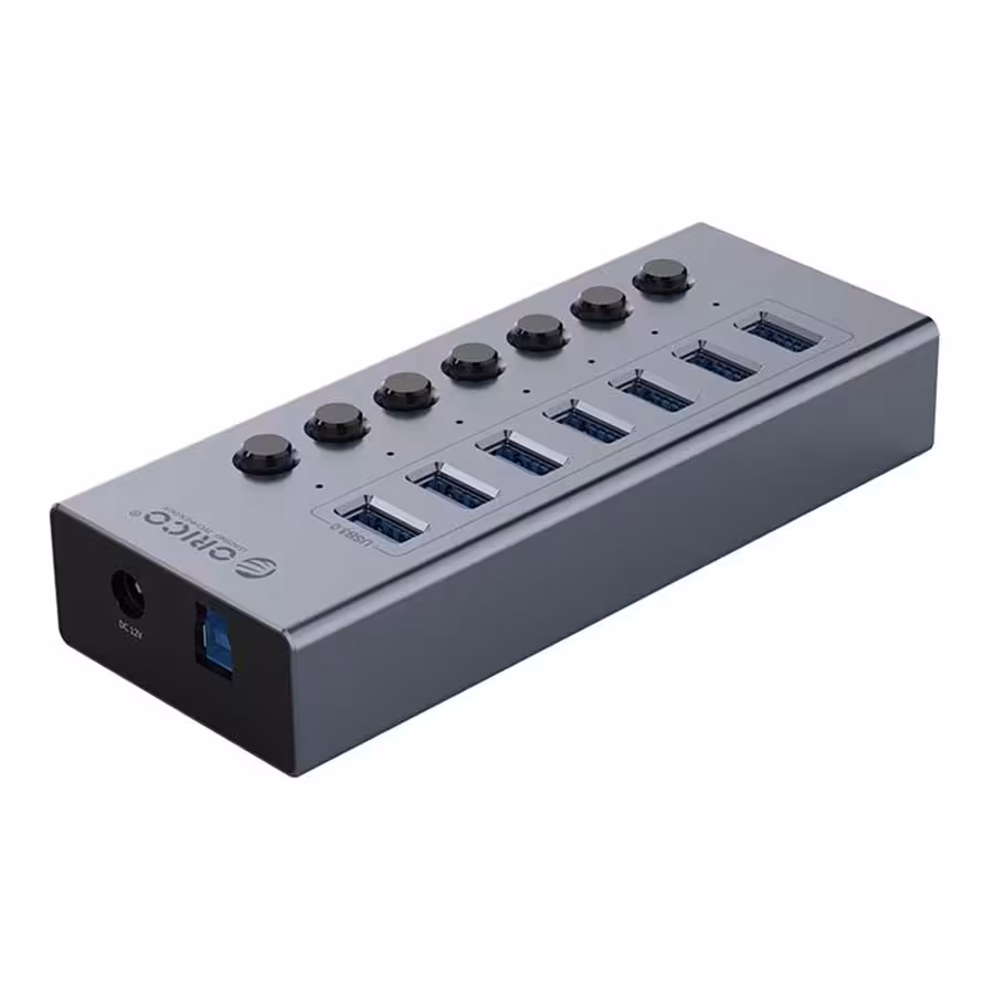 قیمت و خرید هاب USB 3.0 هفت پورت اوریکو مدل BT2U3-7AB-EU | یاس ارتباط