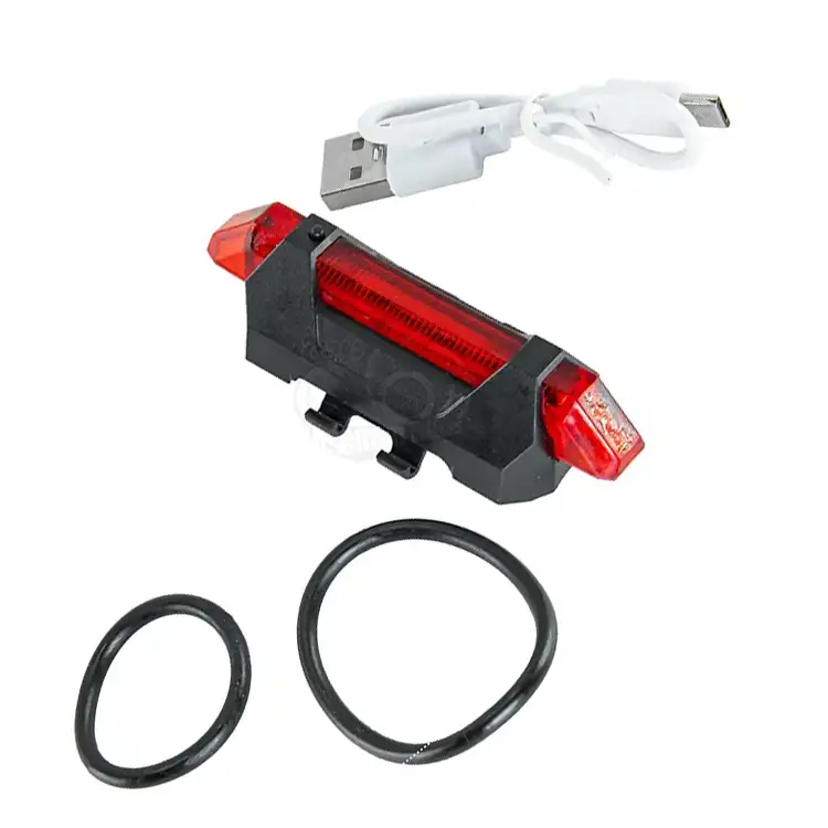 چراغ عقب دوچرخه پلیسی شارژی مدل BS-216 | Rear Light POLICE BS-216