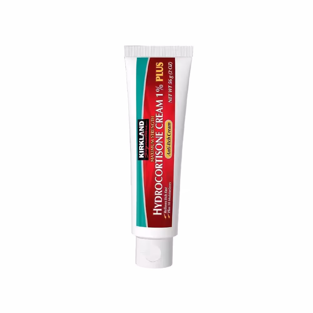 کرم مرطوب کننده و ضد خارش هیدروکورتیزون 1٪ پلاس کرکلند Kirkland