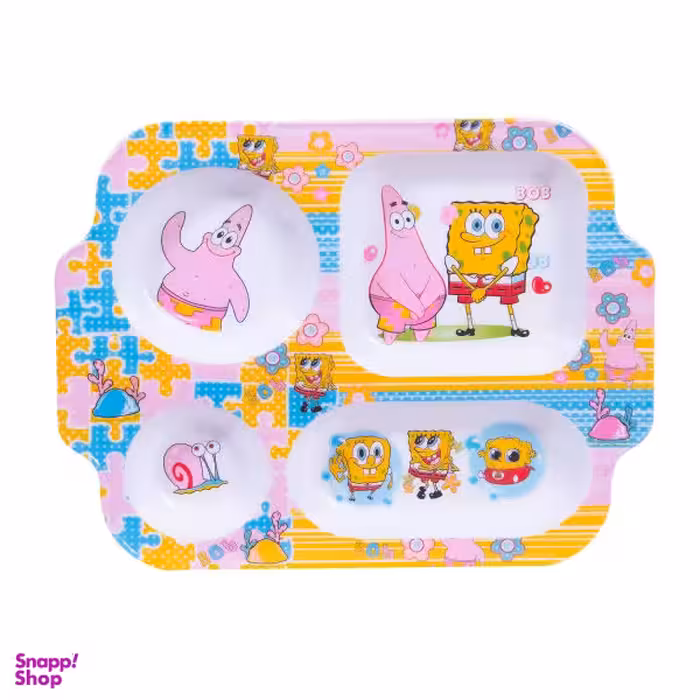 ظرف غذای کودک طرح باب اسفنجی مدل 1400
