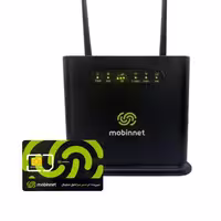 مودم 2G/3G/4G/4.5G مبین نت مدل MN-C1200M با سیم کارت 360 درجه 30 گیگابایت اینترنت سه ماهه