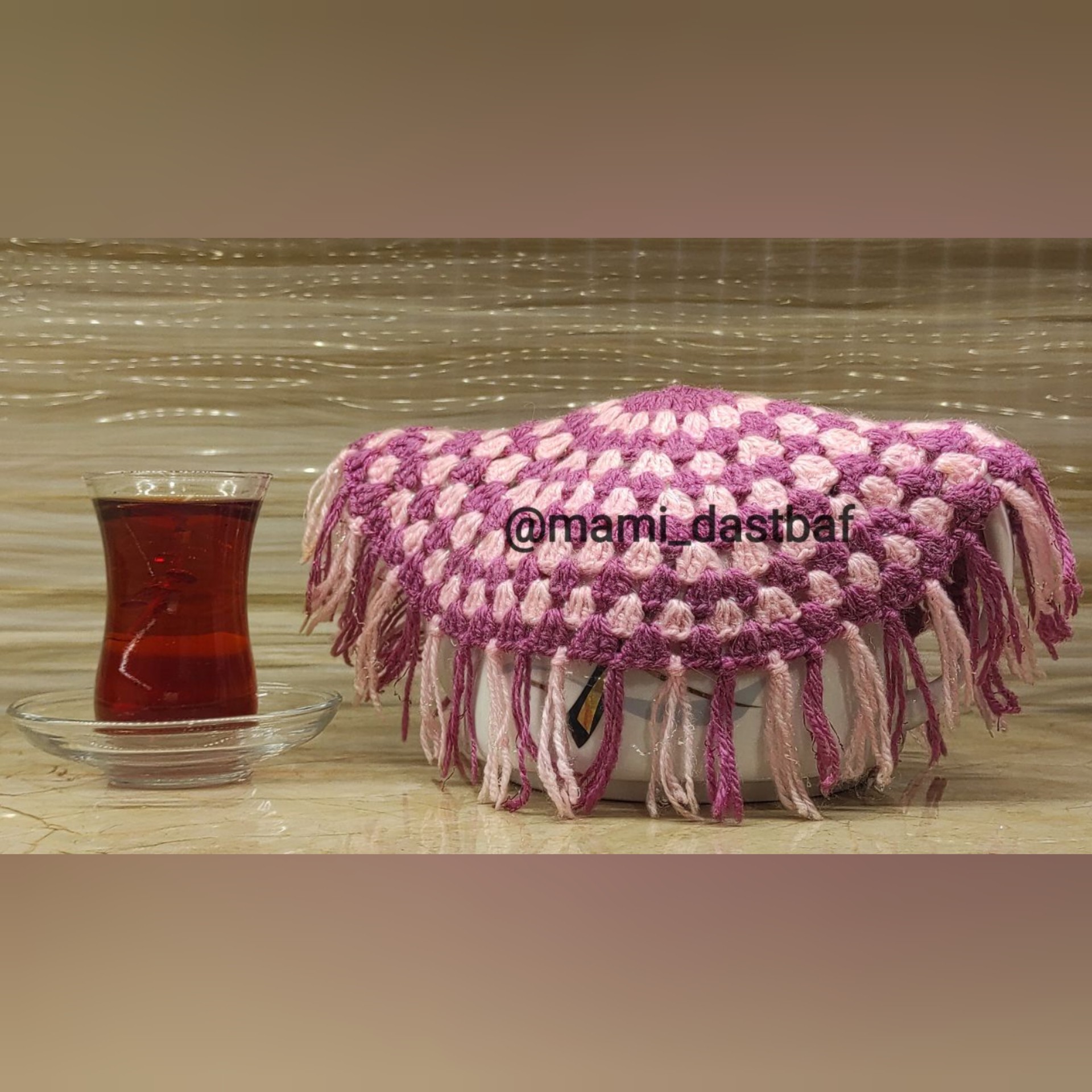 دمکنی قوری بافتنی