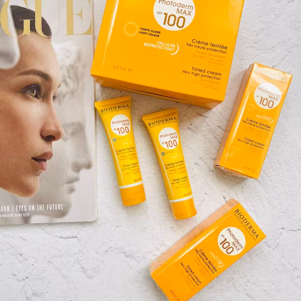 کرم ضد آفتاب بیودرما رنگی آرایشی 