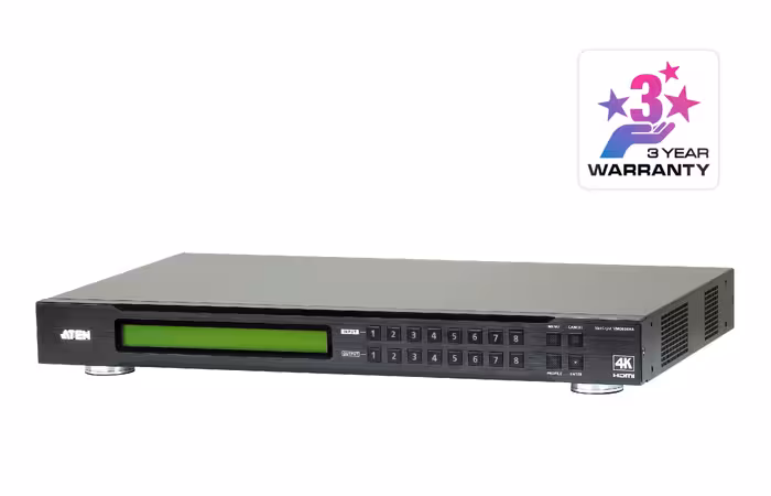 ماتریکس سوئیچ 8 در8 HDMI 4K آتن VM0808HA