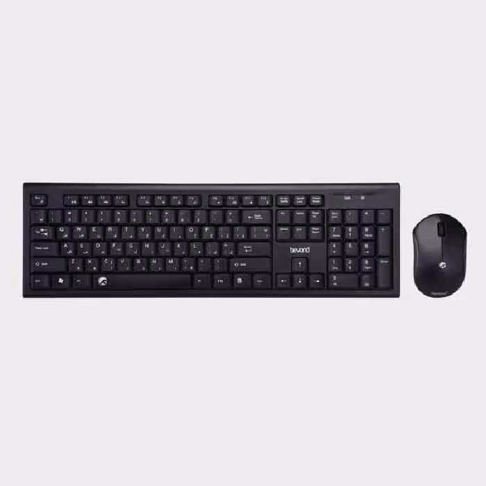 کیبورد و ماوس وایرلس بیاند (کمبو)  Keyboard and Mouse Beyond  BMK-4530 RF