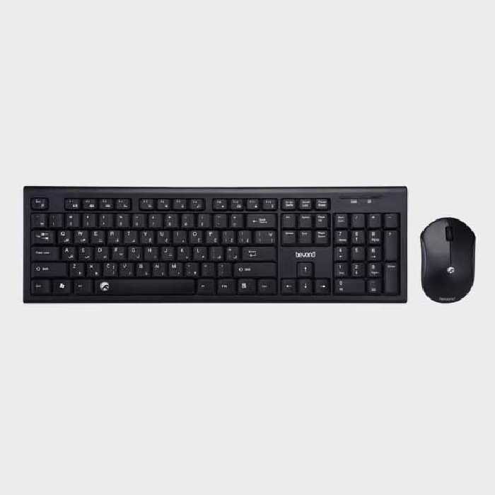 کیبورد و ماوس وایرلس بیاند (کمبو)  Keyboard and Mouse Beyond  BMK-4530 RF