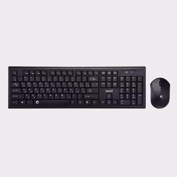 کیبورد و ماوس وایرلس بیاند (کمبو)  Keyboard and Mouse Beyond  BMK-4530 RF