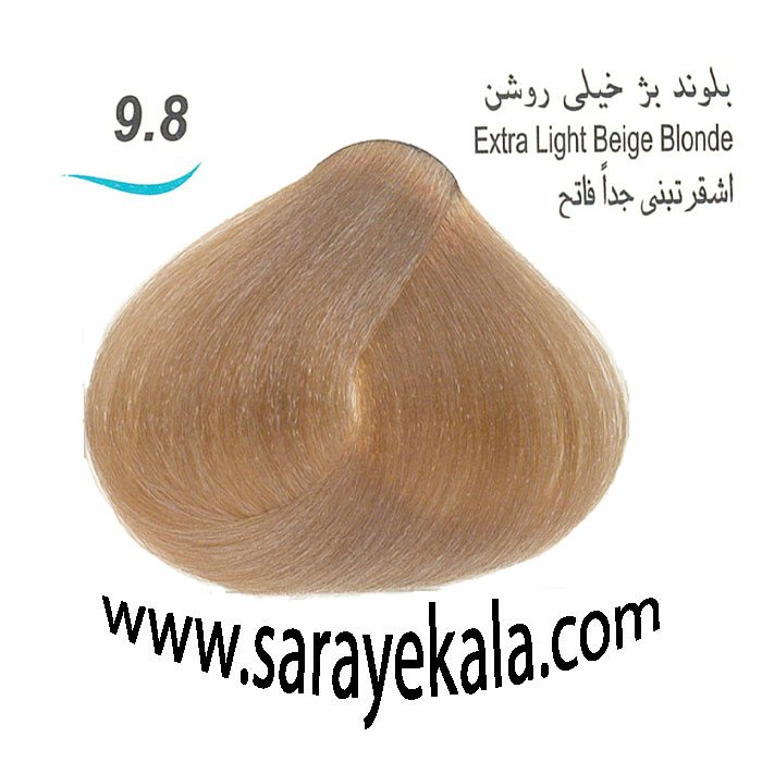 رنگ مو آرکیا 9.8 بلوند بژ خیلی روشن