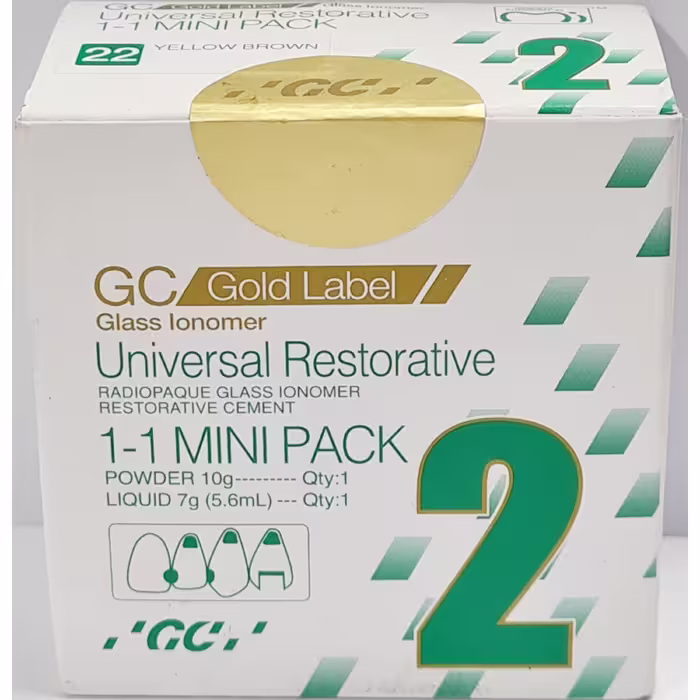 گلاس آینومر ترمیمی سلف کیور  مدلGC 2جی سی